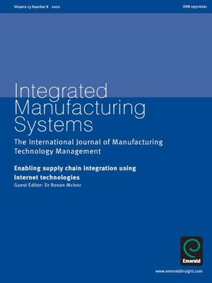 cover image of Integrated Manufacturing Systems, Volume 13, Issue 8